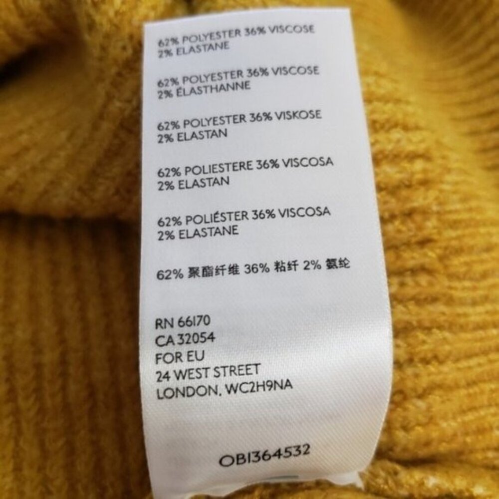 Free People Sienna Wrap Dress Mustard - Picture 7 of 9